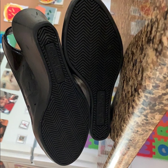 Calvin Klein Black Wedges - Picture 4 of 4